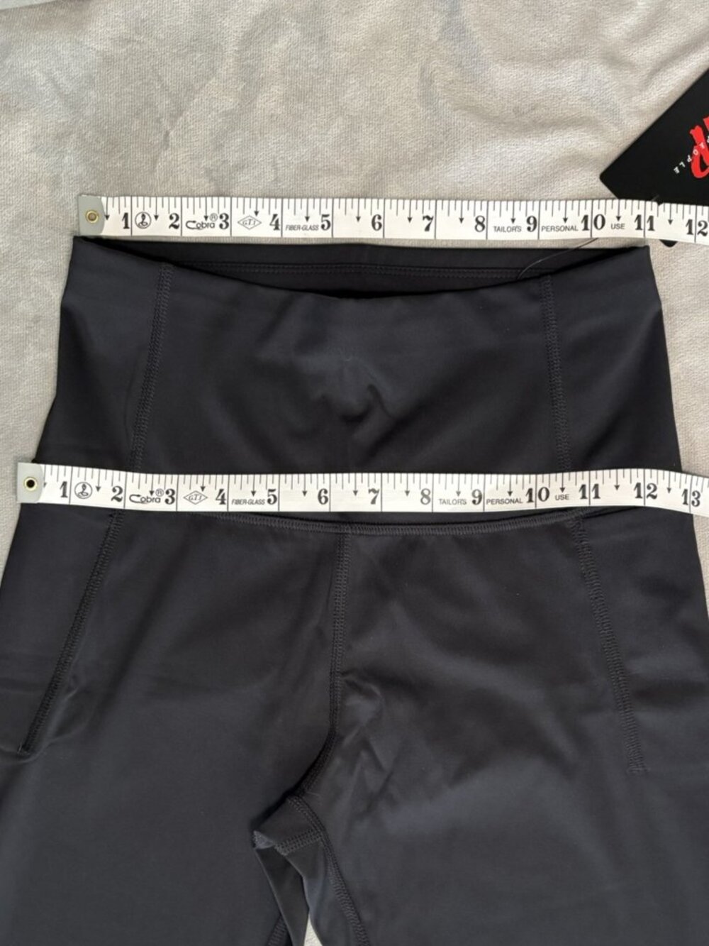 The Gym People Tummy Control Workout Yoga Pants Leggings w/ Pockets Black Size S - Picture 10 of 14